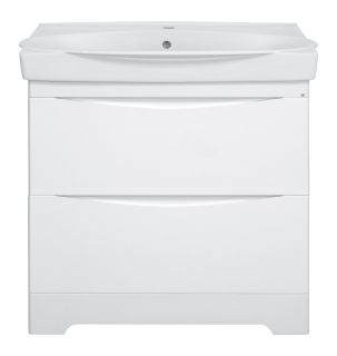 Напольная тумба под раковину Misty Элвис 70см белый